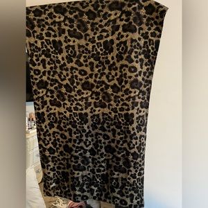 Michael Kors Leopard Infinity Scarf